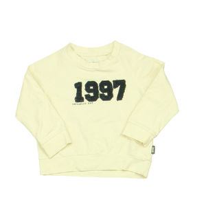 IMPS & ELFS Boys Ivory Long Sleeve T-Shirt size: 18-24 Months